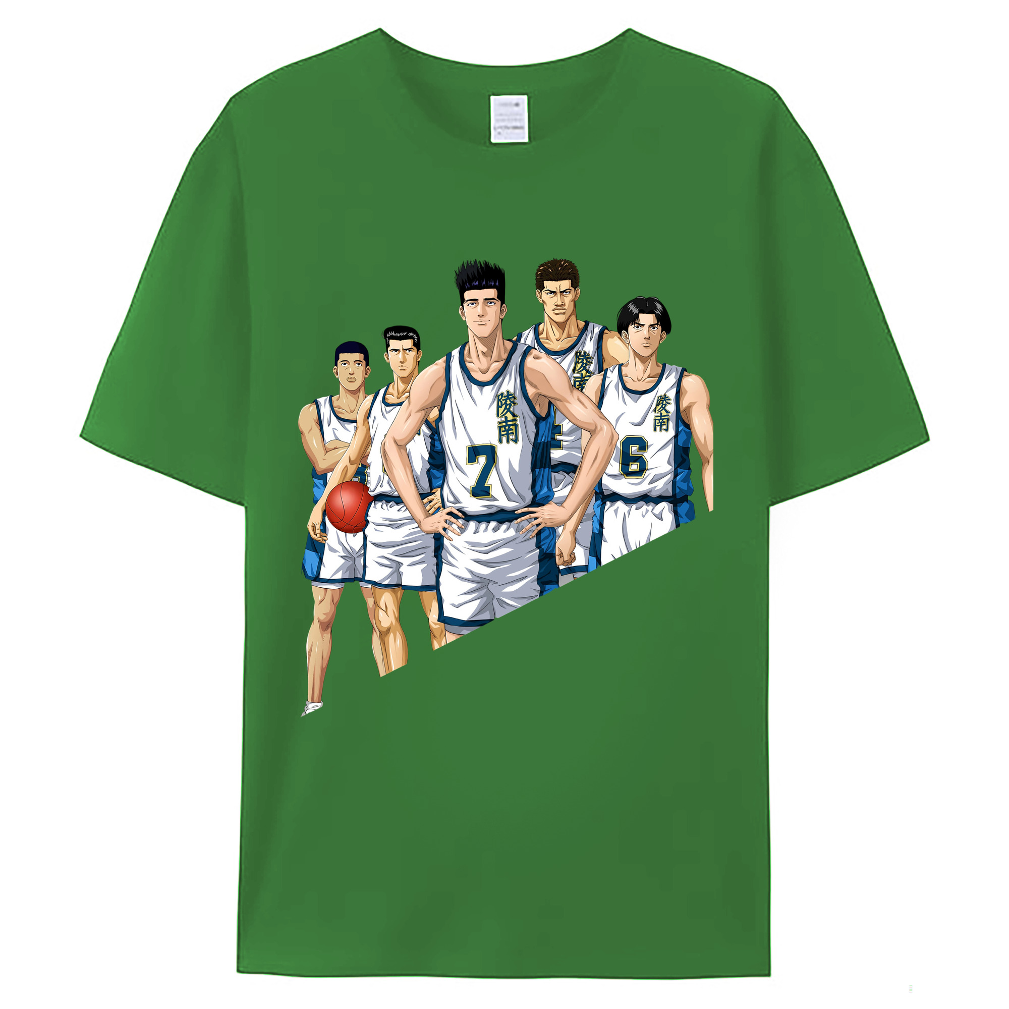 （画像用） SLAM DUNK／スラムダンク レディースカジュアルプリントTシャツ（綿100％）